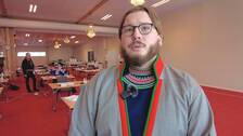 Sametingets ordförande Daniel Holst Vinka (JoF).