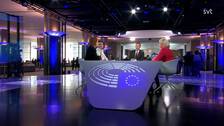 Forum gästar EU-parlamentet i Bryssel för att spela in samtal om Chat control.