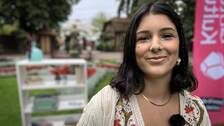 Jasmine Darban i Trädgårdsföreningen i Göteborg.