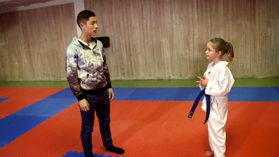 Downhill och taekwondo