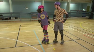 Rollerderby och stepdans
