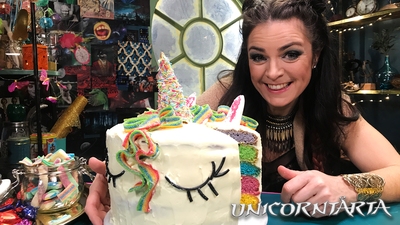 Unicorntårta