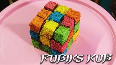Fantasygott - Rubiks kub-tårta