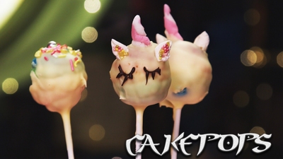 Fantasygott - Cake pops unicorn