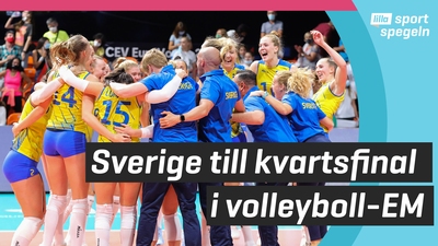 Svenska volleybolldamerna klara för EM-kvartsfinal