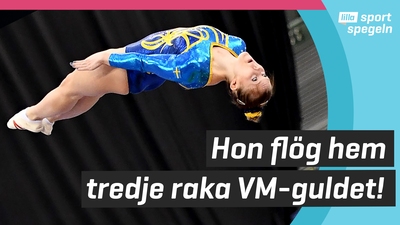 Lina Sjöberg försvarade VM-guldet, igen!