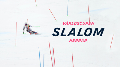 Herrarnas slalom, första åket, från Schladming i Österrike. - Alpint: Världscupen