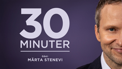 Märta Stenevi intervjuas av Anders Holmberg - 30 minuter