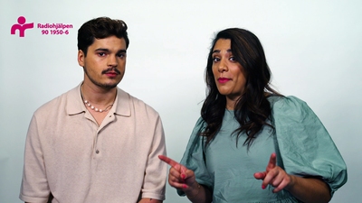 Oscar Zia och Farah Abadi om att rösta med Radiohjälpens nummer