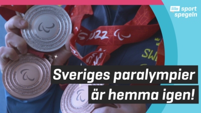Sveriges paralympier är hemma igen