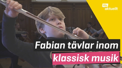 Fabian tävlar inom klassisk musik