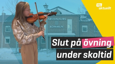 De får inte längre spela instrument på skoltid