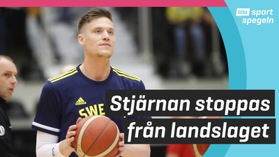 Svenska basketstjärnan får inte spela i landslaget