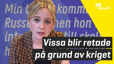 Vissa blir retade på grund av kriget