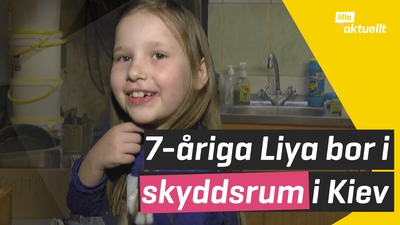 Liya bor i ett skyddsrum