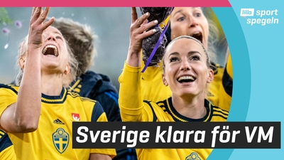Svenska damerna klara för fotbolls-VM