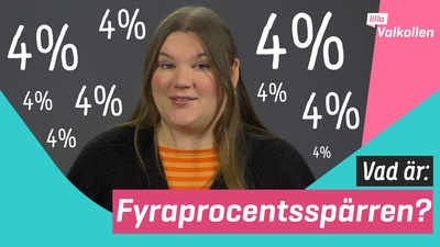 Vad är fyraprocentsspärren?