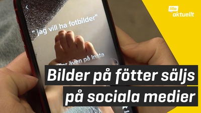 Trend på sociala medier – lockas sälja bilder på fötter