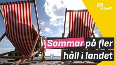 Redan sommar på vissa håll
