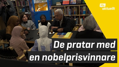 De får besök av nobelpristagaren i litteratur