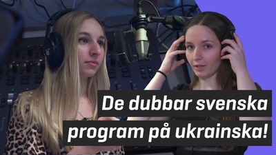 De dubbar svenska program på ukrainska