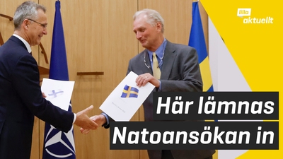 Nu har Sverige lämnat in sin Natoansökan