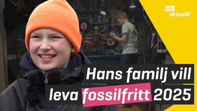 Hans familj vill leva fossilfritt 2025