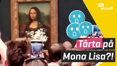 Kastade tårta på Mona Lisa