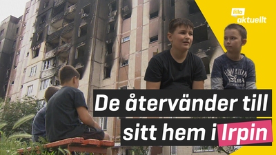 De återvänder till sitt hem i Irpin