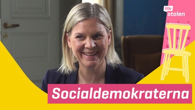 Magdalena Andersson på Lilla stolen
