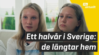 Sofiia och Emiliia längtar hem till Ukraina