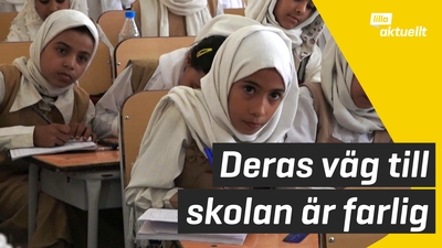 Deras väg till skolan är farlig