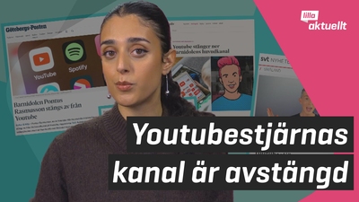 Youtubestjärnans konto har stängts av