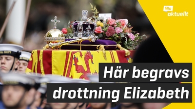 Nu begravs drottning Elizabeth