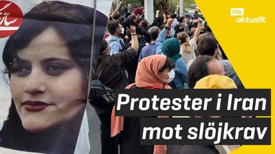 Stora protester i Iran efter dödsfall