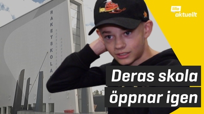 Skola öppnar igen efter skyddsstopp