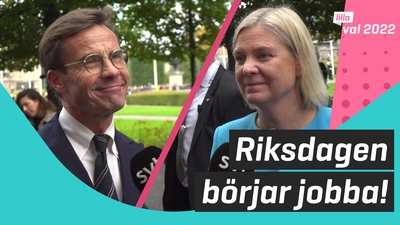 Idag börjar året i riksdagen