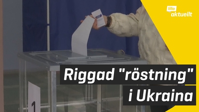 Ryssland har genomfört riggade omröstningar i Ukraina