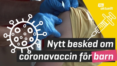 Inget mer covidvaccin till barn mellan 12 och 17 år
