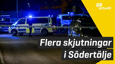 Flera skjutningar i Södertälje