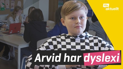 Arvid har dyslexi