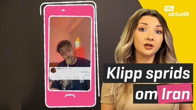 Många klipp om Iran sprids just nu