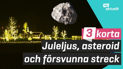 Juleljus, asteroidförsvar och sneda cykelbanor