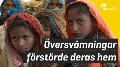 De fick sina hem förstörda i översvämningarna i Paktistan