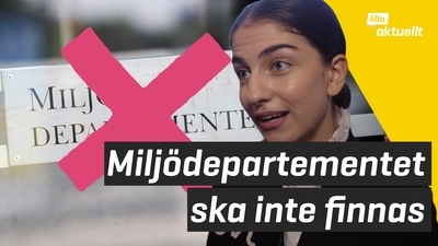 Miljödepartementet läggs ner