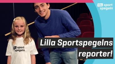 Lilla-reportern Elsa intervjuar Duplantis