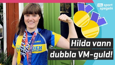 15-åriga Hilda är världsmästare i armbrytning