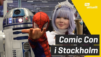 Comic Con har hållits i Stockholm