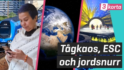 Tågkaos, jordsnurr och Eurovision Song Contest