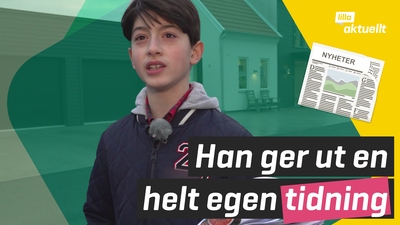 Han ger ut en helt egen tidning